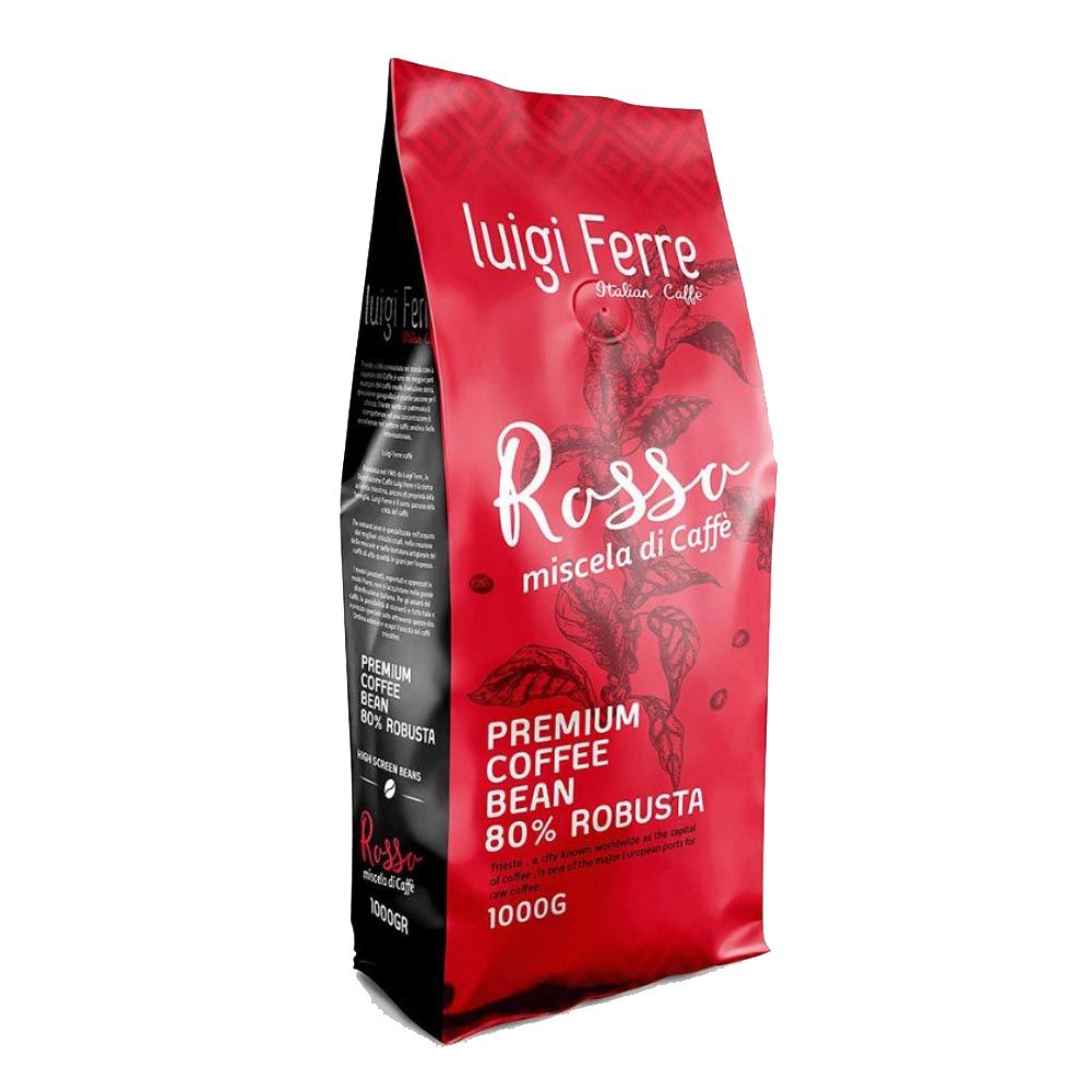 قهوه اسپرسو لوئیجی فر ایتالیا ۸۰٪ روبوستا (روسو)